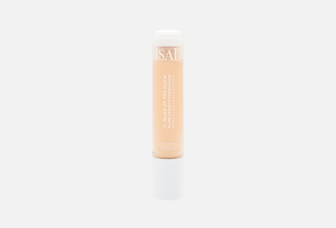 IsaDora Wake Up theglow Fluid Serum Foundation, 3N -