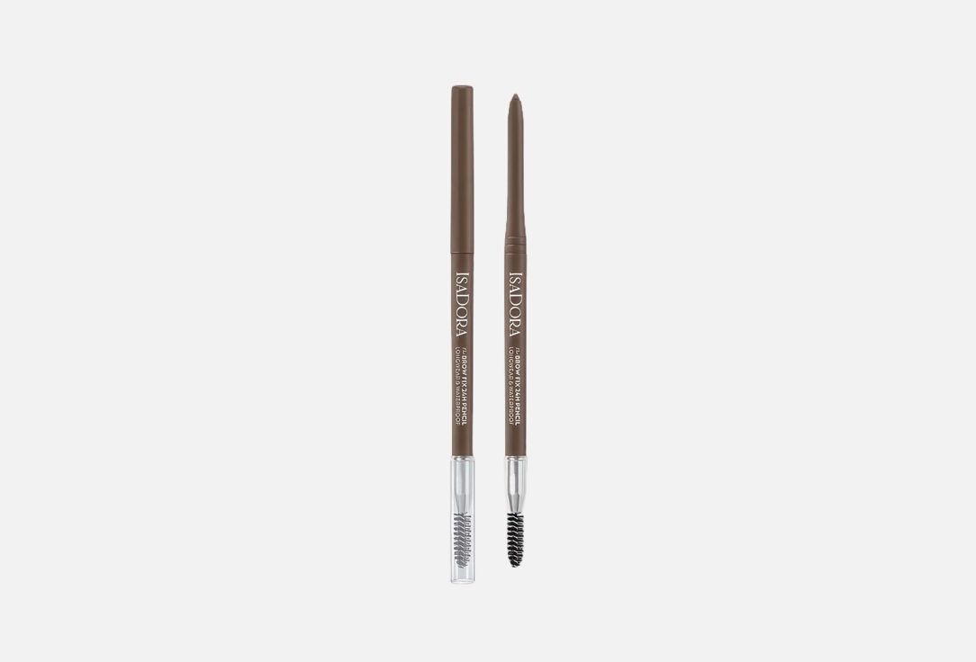 IsaDora Brow Fix 24h Pencil, Longwear & WP, Light Brown - 0.