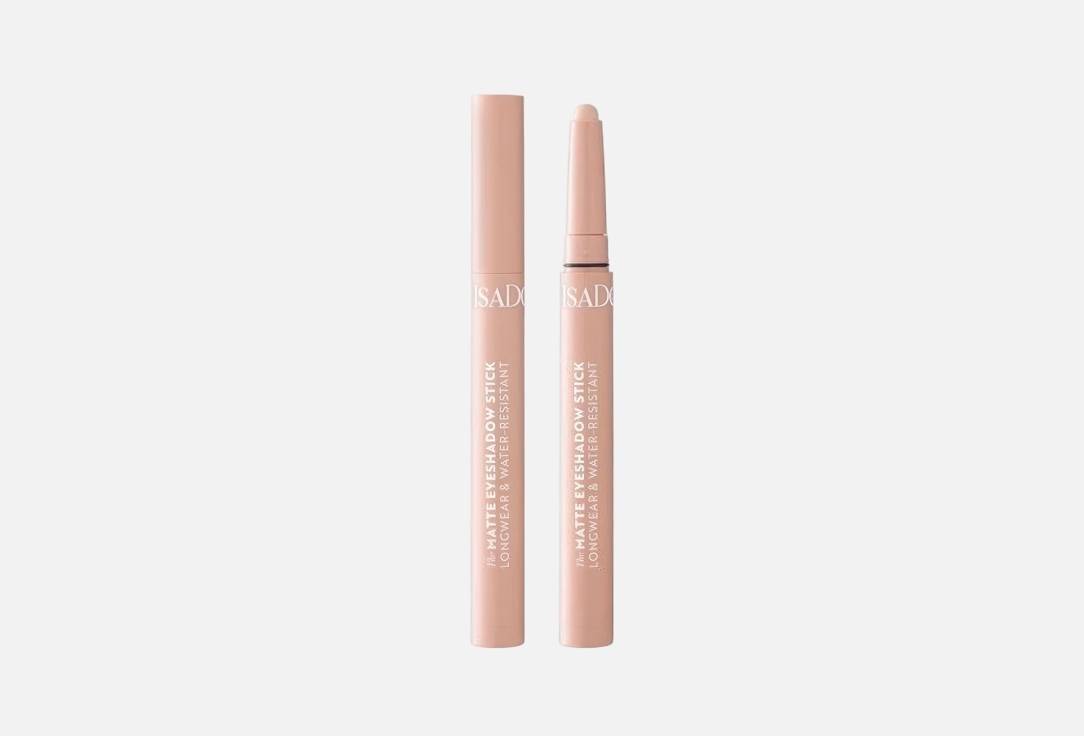 IsaDora Matte Eyeshadow Stick, Longwear & Water Resistant, Bare Beige - 1.