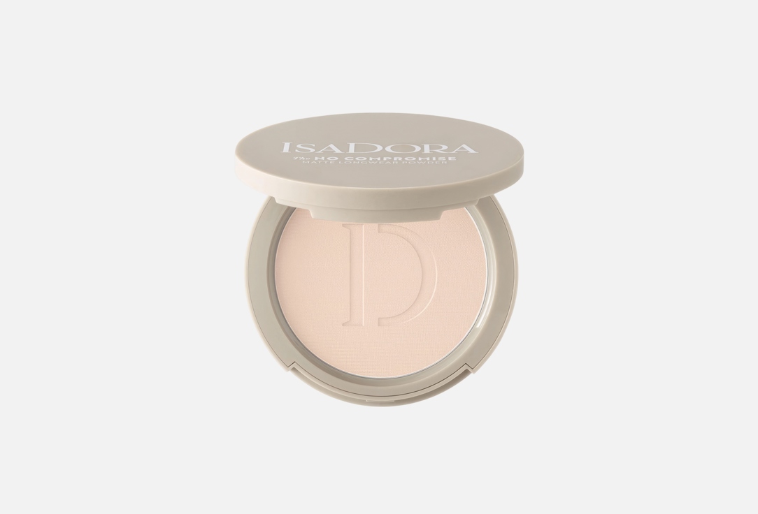 IsaDora No Compromise Matte Longwear Powder, Cool Ivory -