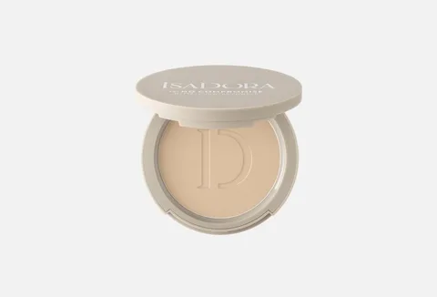 IsaDora No Compromise Matte Longwear Powder, Neutral Beige -