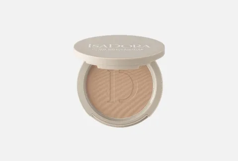 IsaDora No Compromise Matte Longwear Powder, Neutral Almond -