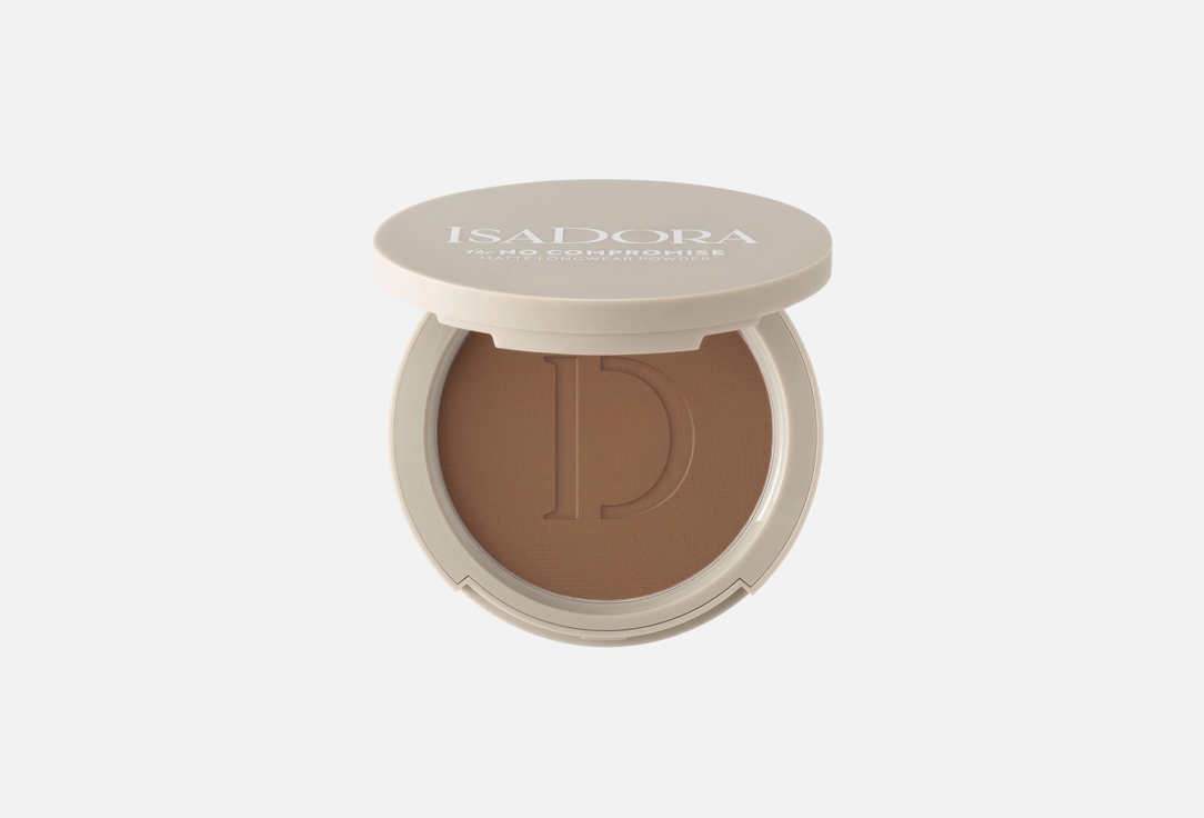 IsaDora No Compromise Matte Longwear Powder, Neutral Deep -