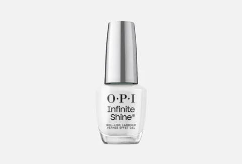 OPI Infinite Shine Long-Wear Lacquer - Funny Bunny, White,