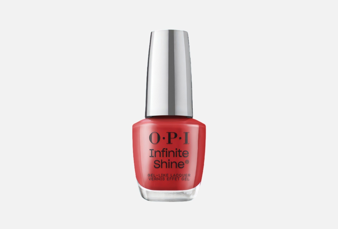 OPI Infinite Shine Long-Wear Lacquer - Big Apple Red, Red,