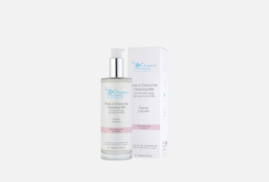 The Organic Pharmacy Rose & Chamomile Cleansing Milk,