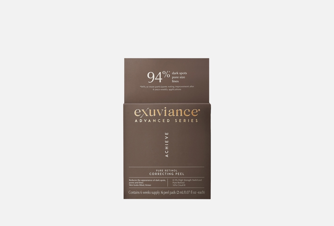 EXUVIANCE PURE RETINOL- CORRECTING PEEL 6CT