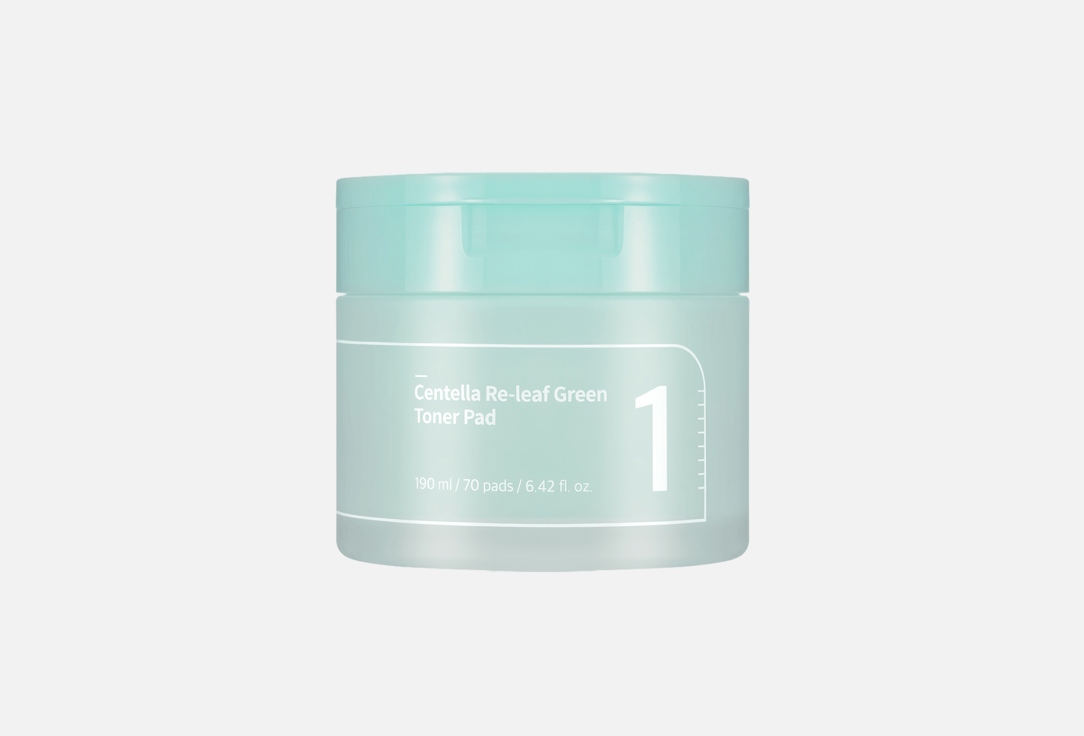 Numbuzin No.1 Centella Re-Leaf Green Toner Pad 190Ml / 70 Pads