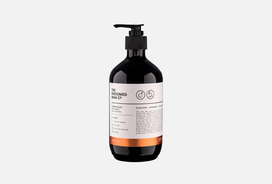 The Groomed Man Co Citrus Blast Body Wash