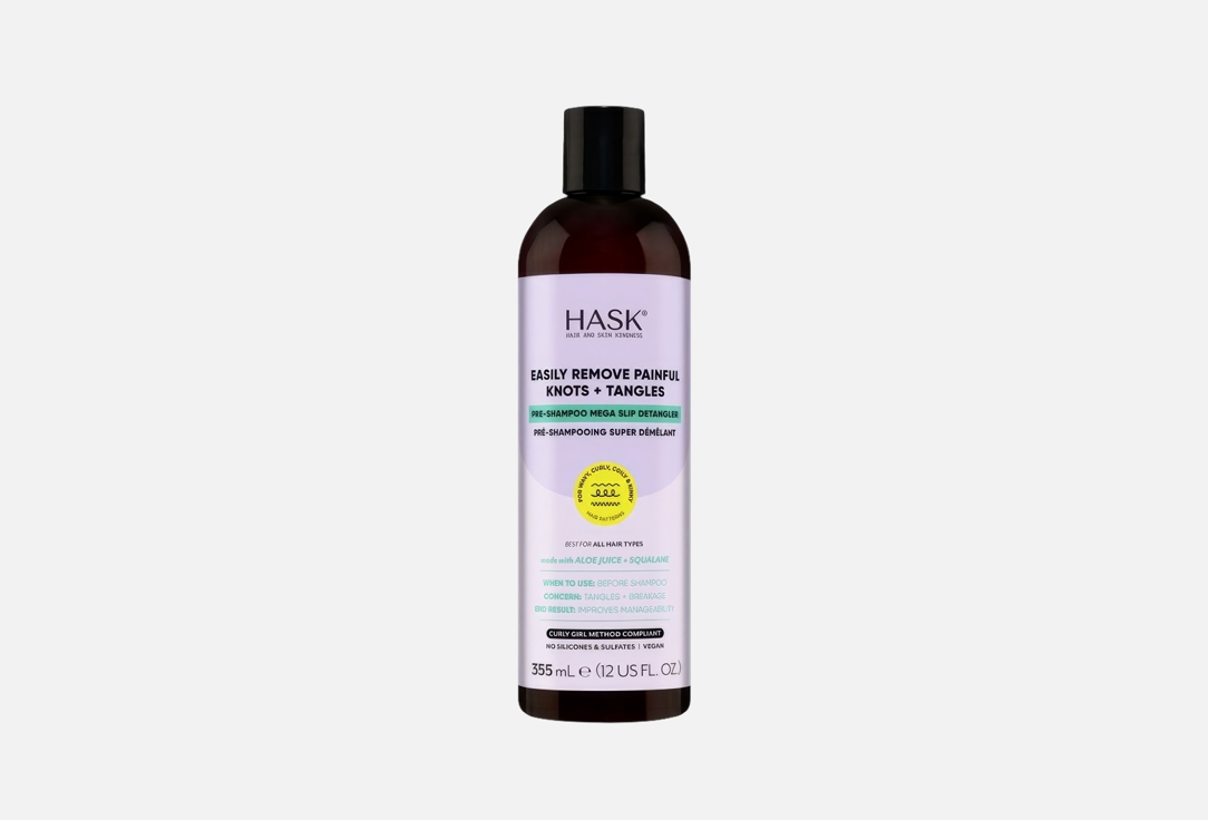 HASK TEXTURE SOLUTIONS PRE-SHAMPOO MEGA SLIP DETANGLER