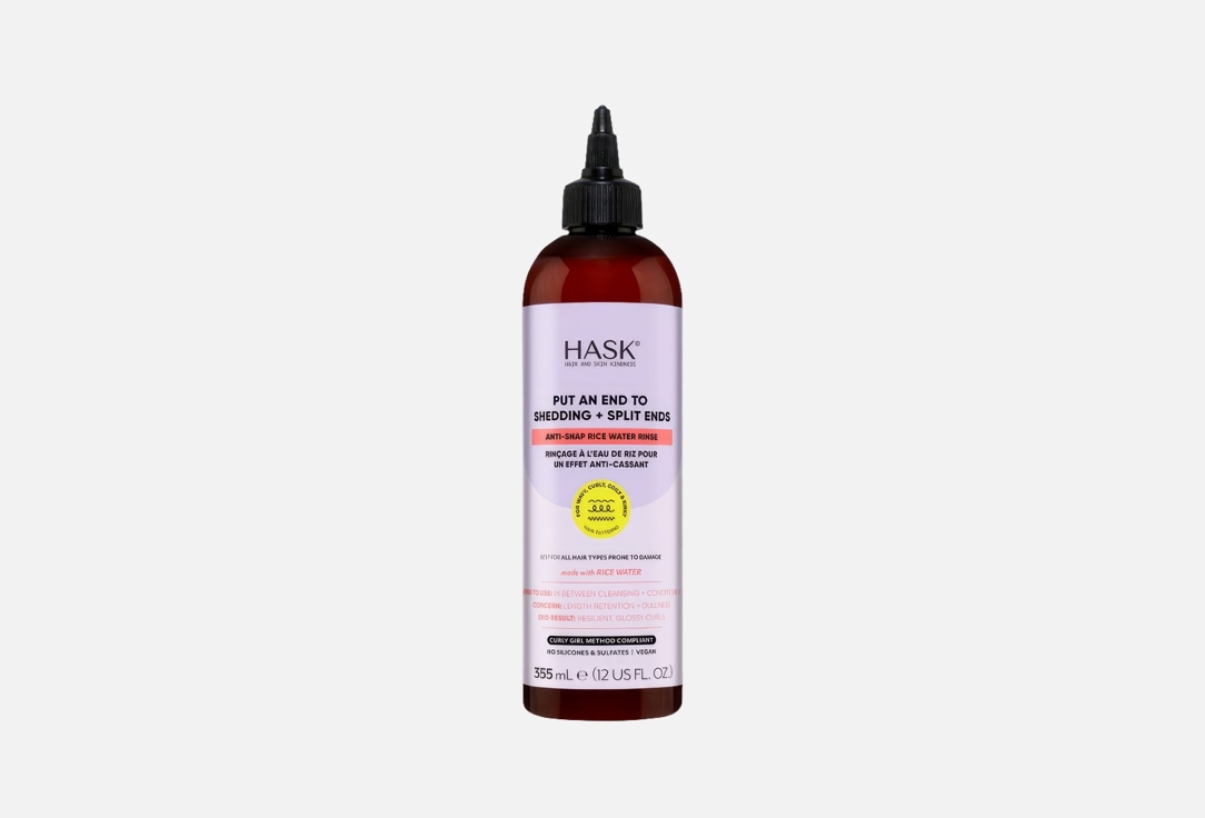 HASK TEXTURE SOLUTIONS ANTI-SNAP RICE WATER RINSE