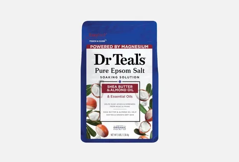 Dr Teal's Shea Butter & Almond Oil Epsom Bath Salt, 1.36kg