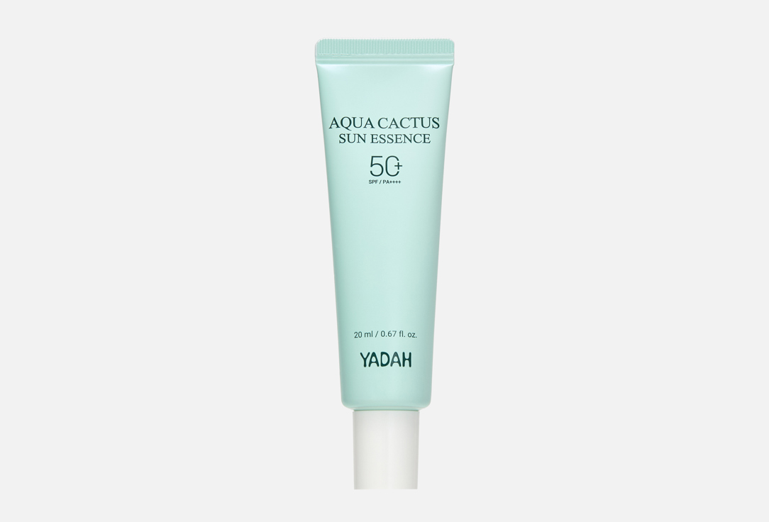 YADAH "AQUA CACTUS SUN ESSENCE" SPF50+/ PA++++ (Very high protection), mini version