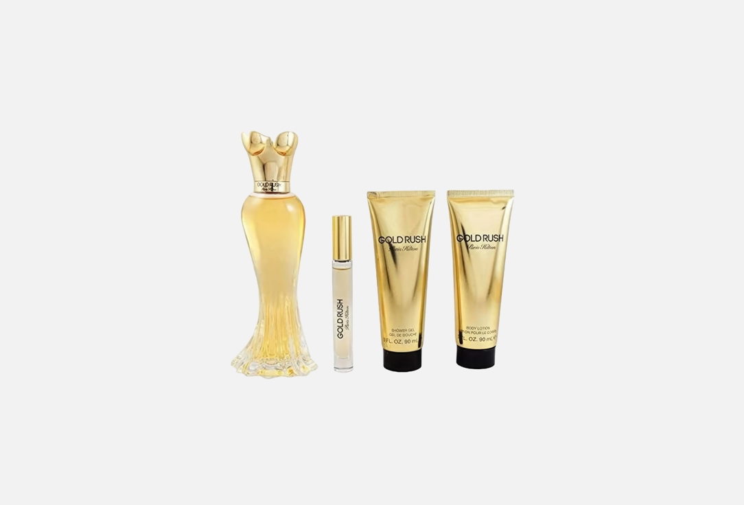 Paris Hilton Gold Rush Gift Set for Woman EDP100ml+M10ml+BL 90ml+SG90ml