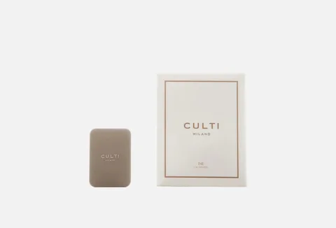 CAR DIFFUSER WITH LEATHER COVER TAUPE AND REFILL THE