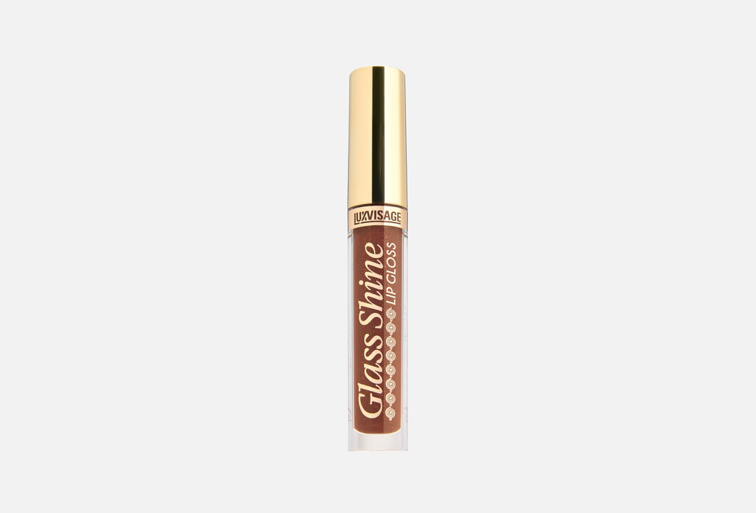 LUXVISAGE Glass Shine Lip Gloss in Shade 28 Dark Truffle, 2.