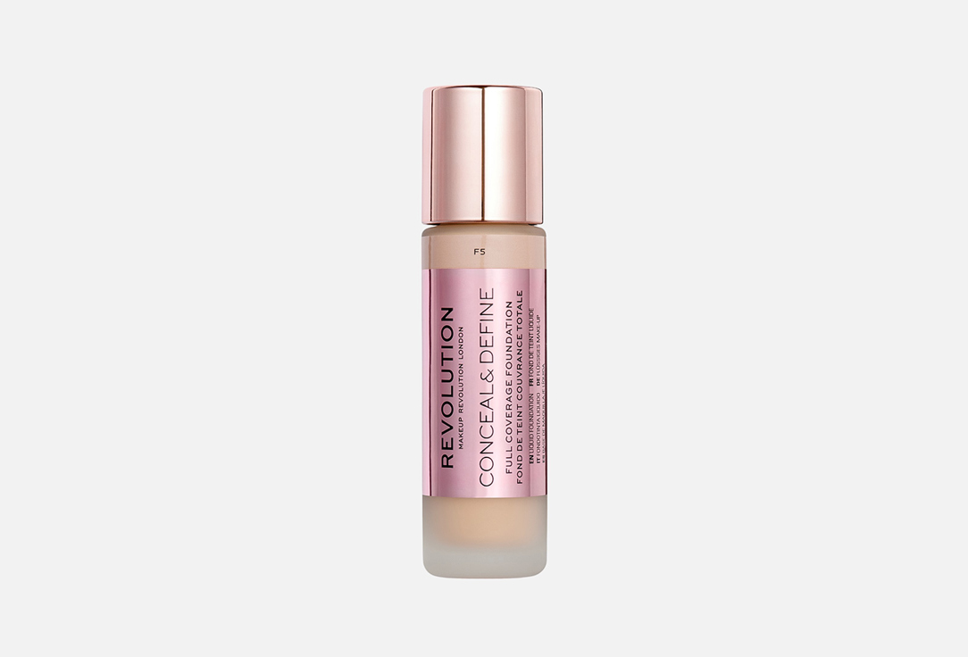 Makeup Revolution Conceal and Define Full Cover Tube Foundation F5NW