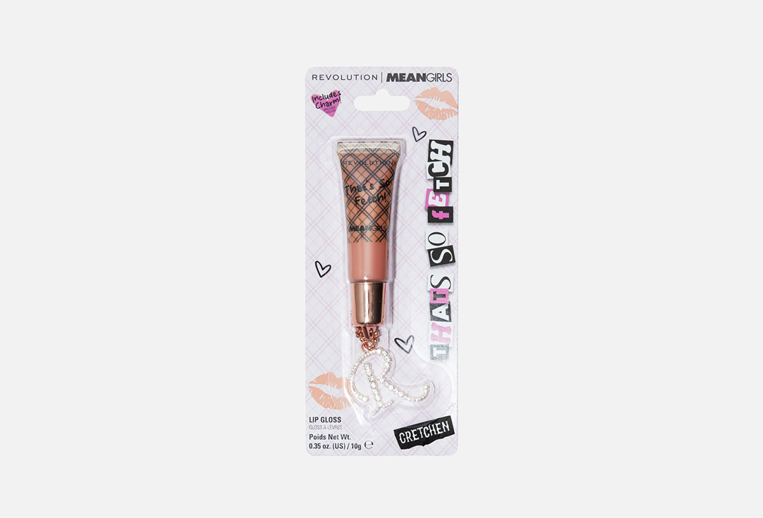 Makeup Revolution Meanx Revolution Gretchen Wieners Lip Gloss Peach, 0.