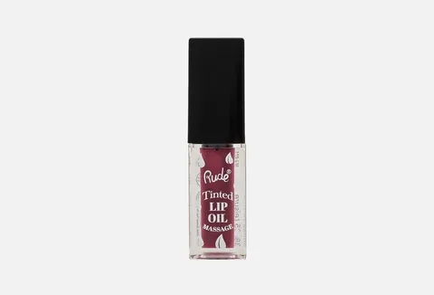Rude Cosmetics LIP OIL MASSAGE TINTED & PLUMPING LIP OIL- OASIS