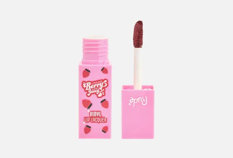 Rude Cosmetics BERRY JUICY VINYL LIP LAQUER - HAZELNUT