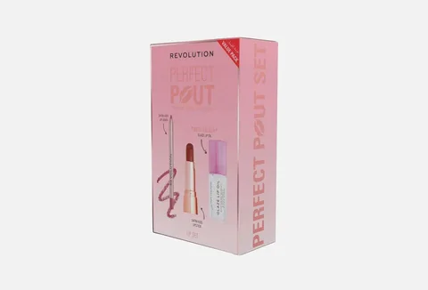 Makeup Revolution Perfect Pout Lip Care Set
