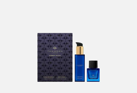 Thameen London Amber Room Body Lotion Gift Set, 50ml &