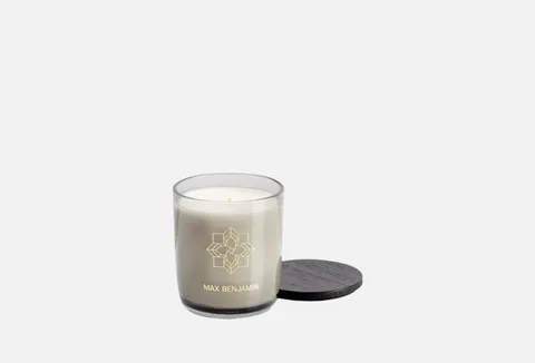 MAX BENJAMIN IRELAND French Linen Water Candle with Lid