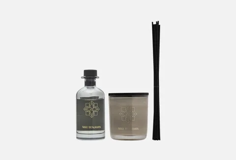 MAX BENJAMIN IRELAND White Pomegranate Gift Set with Candle & Diffuser 250ml &