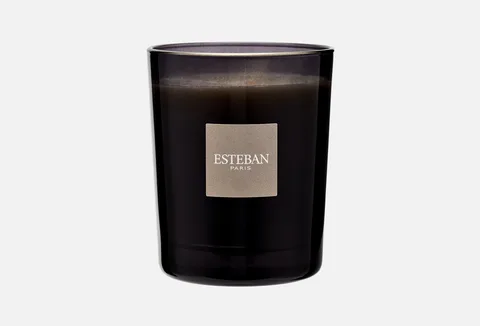 ESTEBAN PARIS Refillable Scented Candle Teck & Tonka – Moka Edition