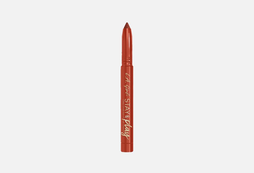 L.A. Girl Stay & Play Matte Lip Crayon - All the Feelz