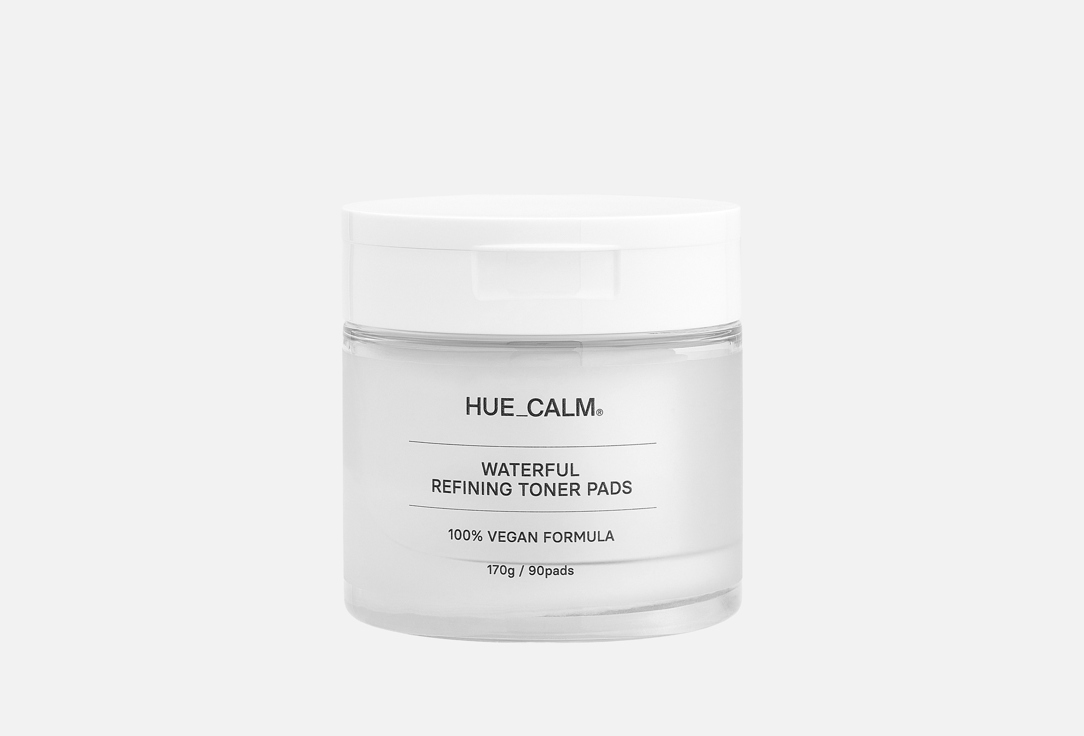 HUECALM "WATERFUL REFINING TONER PADS"