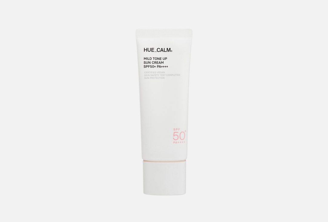 HUECALM "MILD TONE UP SUN CREAM" SPF50+ PA++++ (Very high protection)