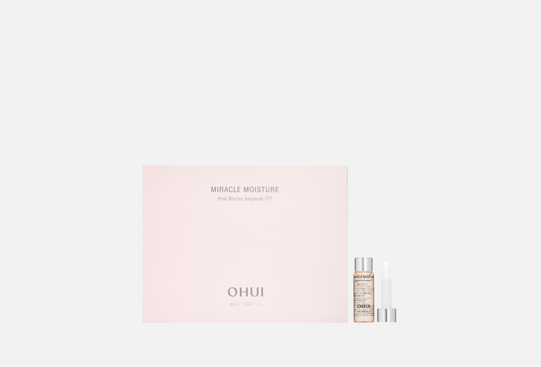 OHUI "MIRACLE MOISTURE Pink Barrier Ampoule 777"