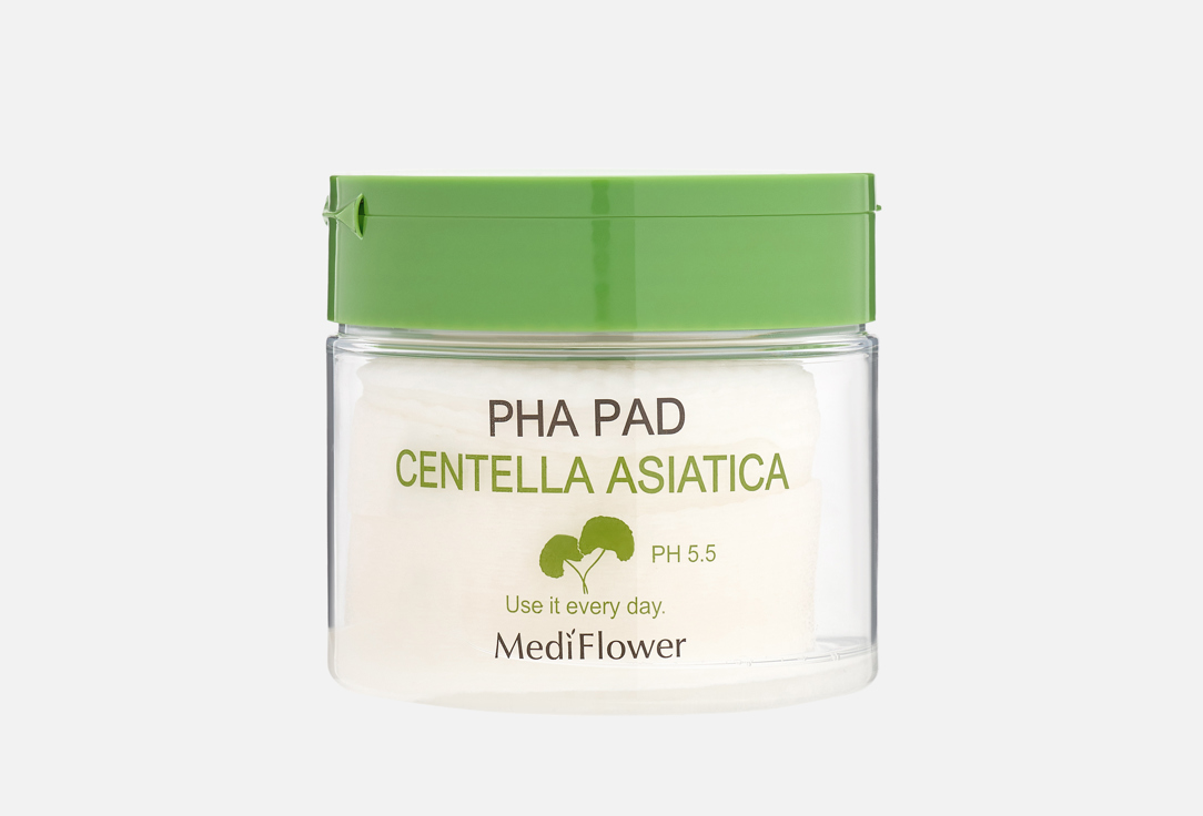 MEDI FLOWER Centella Asiatica PHA Peeling Pad 60pcs