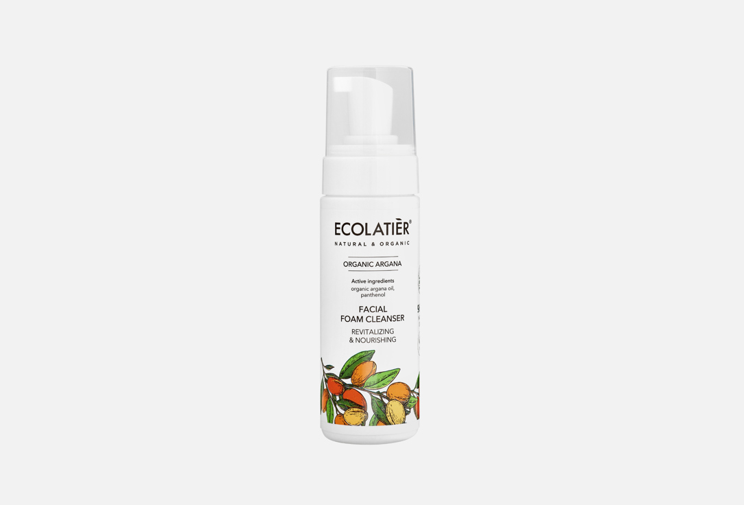 Ecolatier Revitalizing & Nourishing Facial Foam Cleanser with Organic Argan