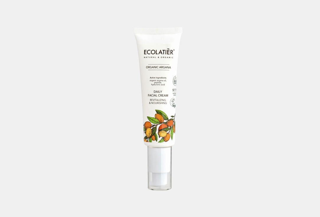 Ecolatier Revitalizing & Nourishing Daily Facial Cream with Organic Argan