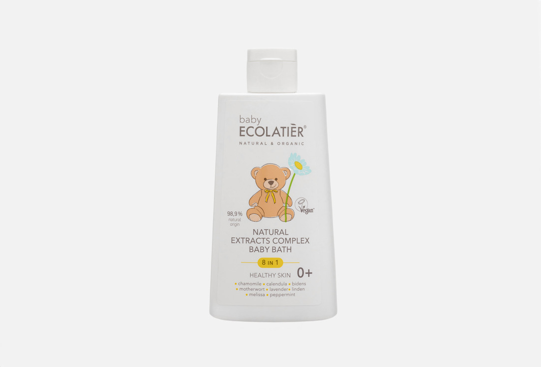 Ecolatier 8-in-1 Natural Extracts Complex for Baby Bath (0+)