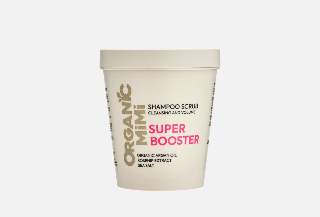 Organic Mimi Cleansing & Volume Super Booster Shampoo Scrub