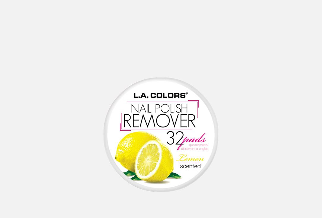 L.A. COLORS Polish Remover Pads Lemon Scent