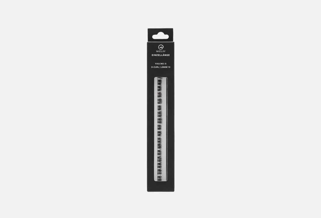 Niclays DIY Refill Lashes, D-Curl, Doll Eye 10 mm