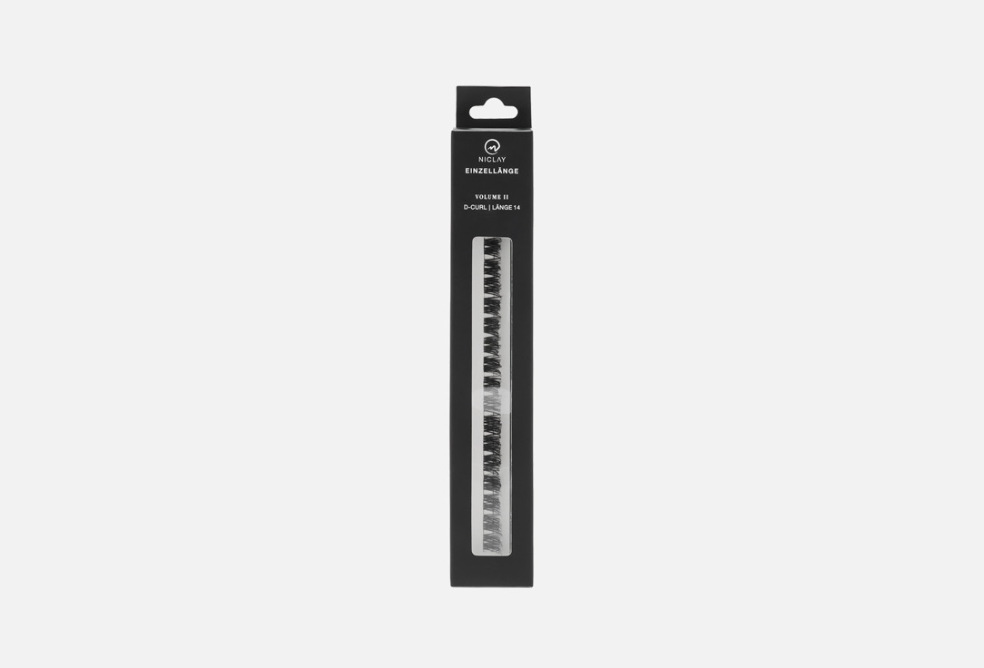 Niclays DIY Refill Lashes, D-Curl, Doll Eye 14 mm