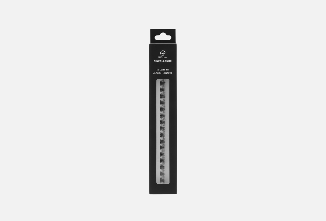 Niclays DIY Refill Lashes, C-Curl, Cat Eye 12 mm