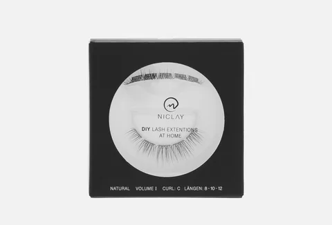 Niclays DIY Lash Minibox, C-Curl, Natural Eye I, 8 / 10 / 12 mm