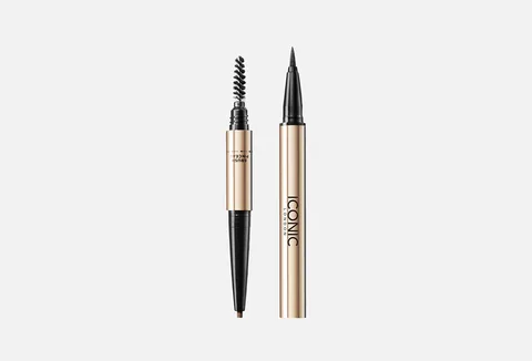 Iconic London Triple Precision Brow Definer - Chestnut Brown