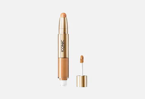Iconic London Radiant Concealer & Brightening Duo -golden Tan