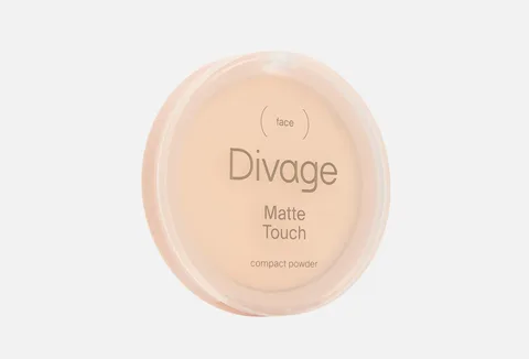 DIVAGE Matte touch compact powder 02 ivory light beige