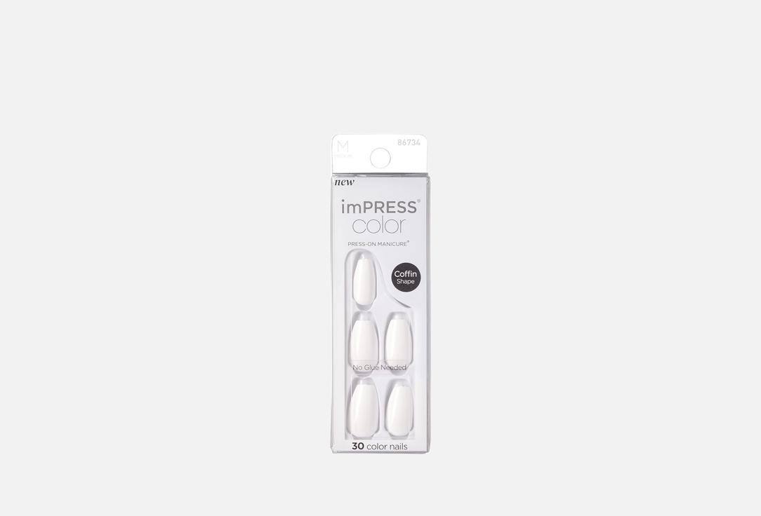 KISS NEW YORK Professional Impress Color Nails Medium Coffin Frosting