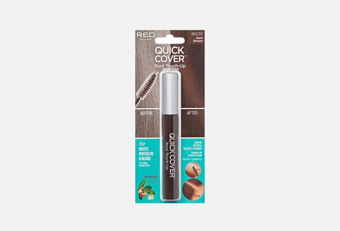 KISS Brush-In Hair Color - Dark Brown BGC02