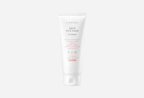 S.NATURE Aqua Rice Foam Cleanser
