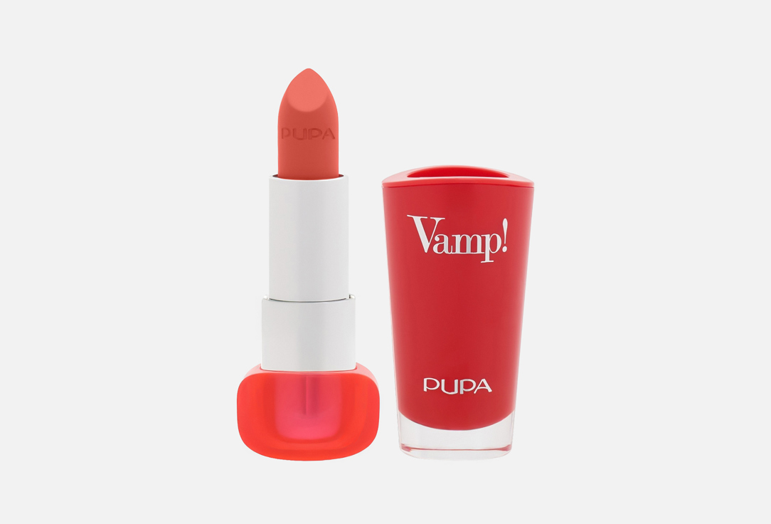 PUPA MILANO Vamp! Luminous Lipstick 306 Outstanding Orange 3.